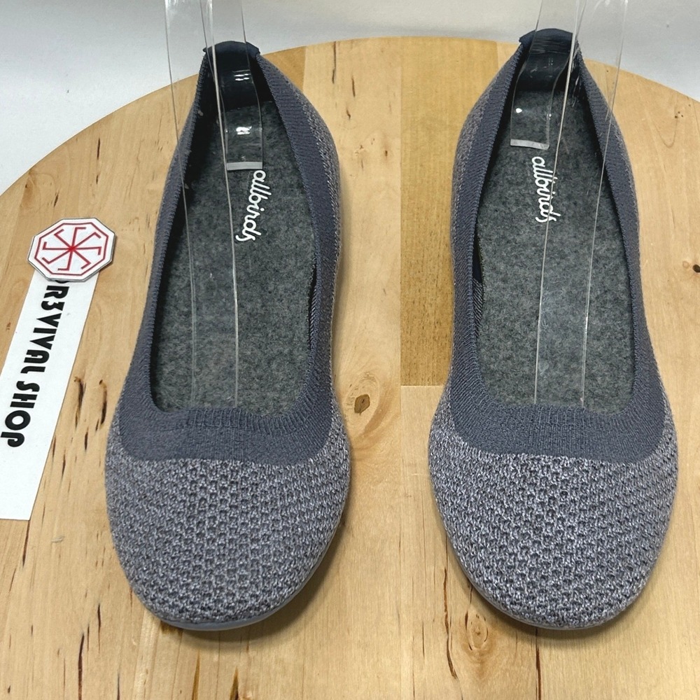 NWOB Allbirds Women's Tree Mist Classic Edition Slip On Flats - Size W6 /36 EUR - Picture 3 of 11